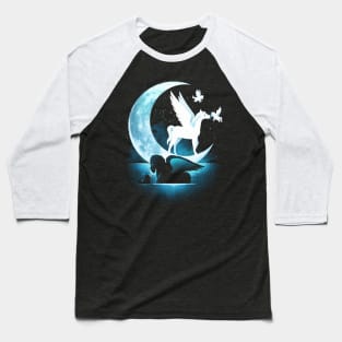 Pegasus Moon Baseball T-Shirt